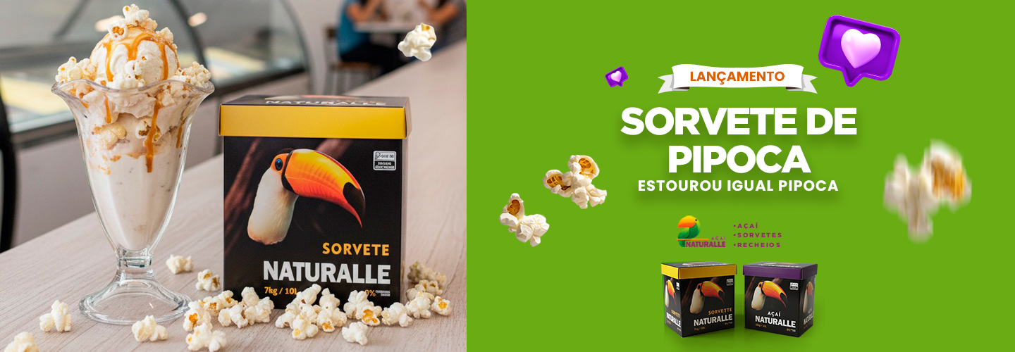 Banners_Açaí_Naturalle_Sorvete_Pipoca